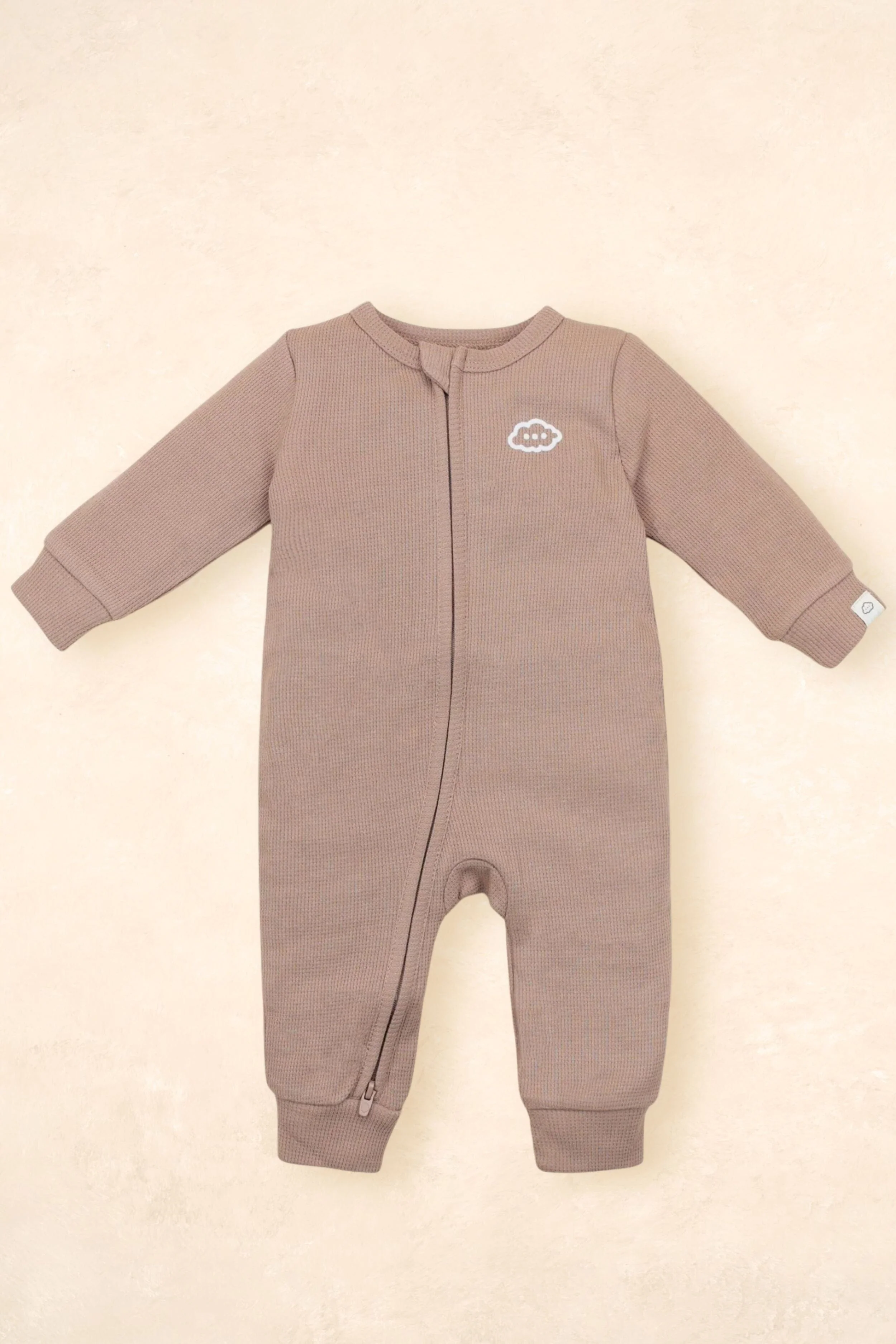 Organic Cotton Waffle Growsuit